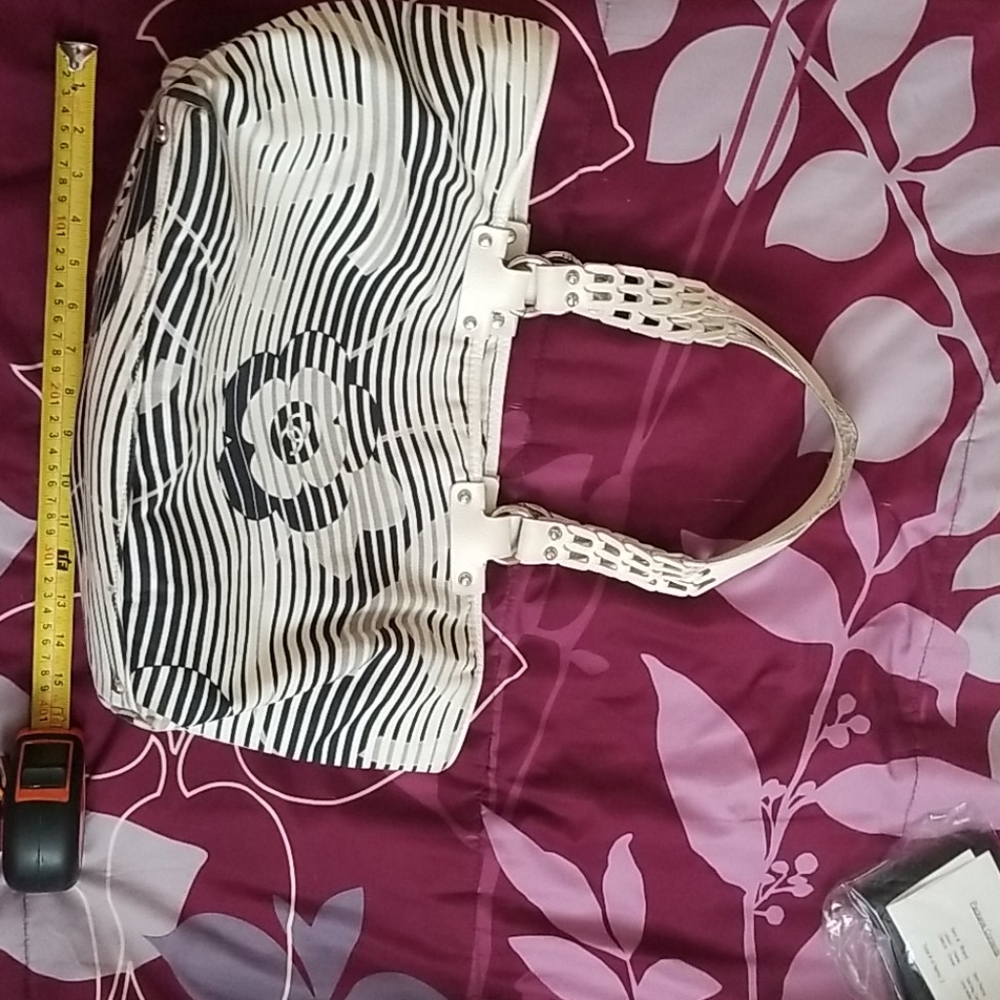 Chanel fabric open tote/shoulder bag